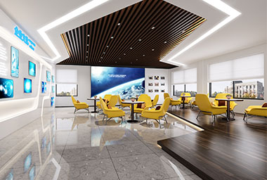 富阳管件办公楼装修设计_案例效果图