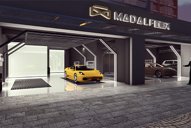 富阳汽车美容店装修设计_案例效果图