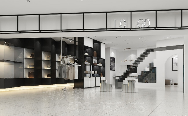 富阳奢侈品店装修设计_案例效果图
