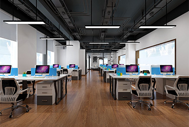 富阳办公大厦装修设计_案例效果图