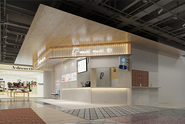 富阳周杰伦奶茶店装修设计_案例效果图