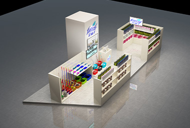 富阳商场档口店铺装修设计_案例效果图