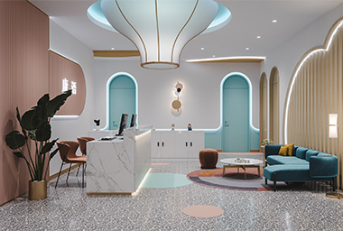 富阳少儿英语培训机构装修设计_案例效果图